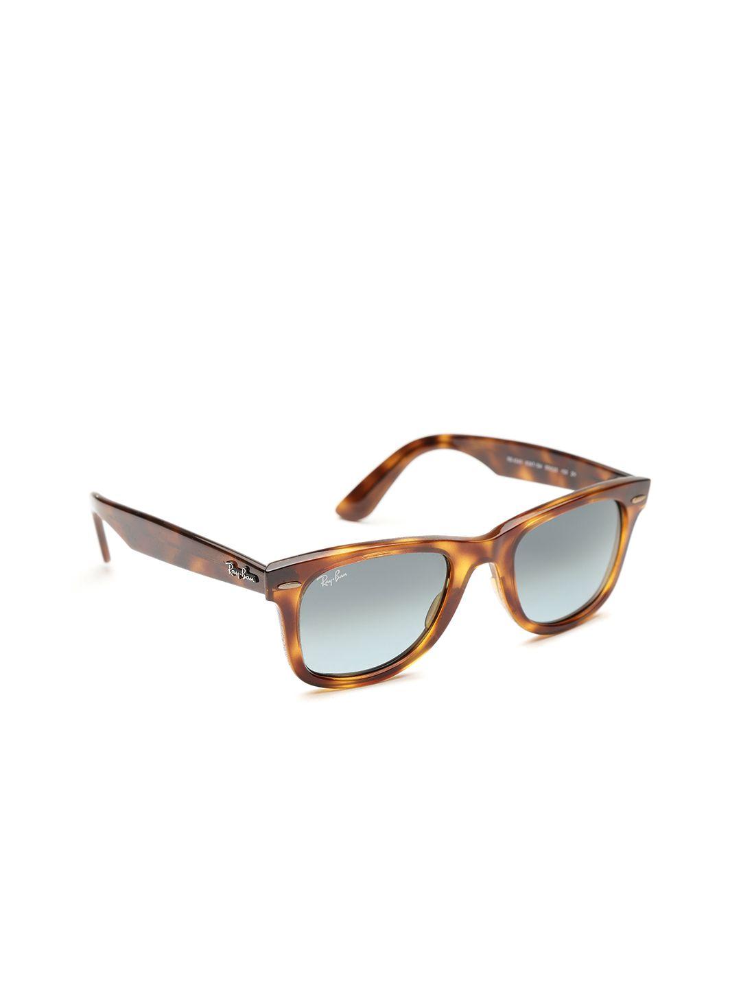 ray-ban unisex wayfarer sunglasses 0rb434063973m50