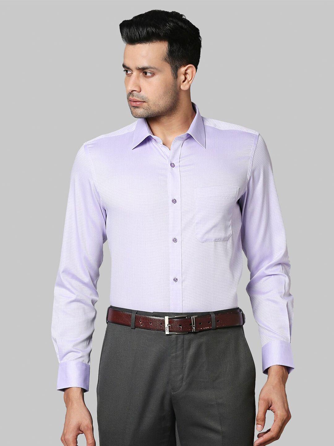 raymond men purple casual shirt
