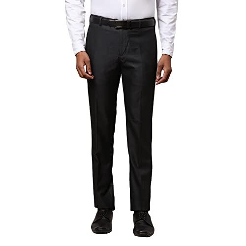 raymond black trouser (size: 34)-rmts02828-k8