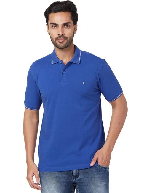 raymond blue contemporary fit polo t-shirt