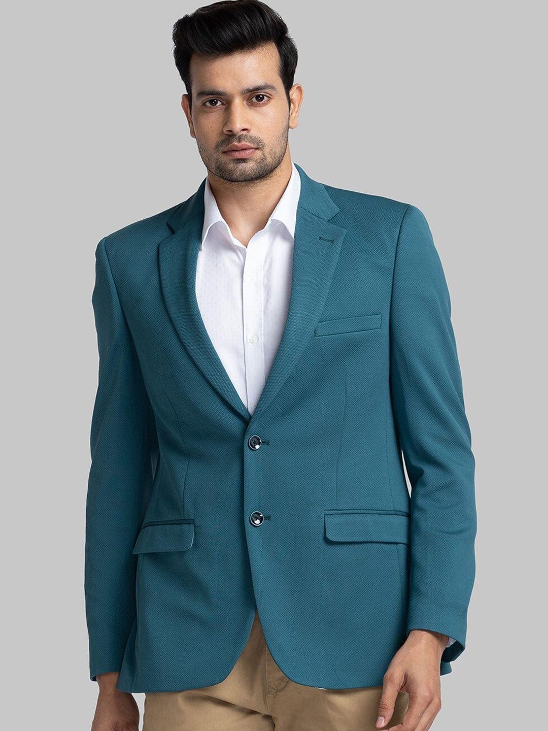 raymond contemporary-fit single breasted formal blazer