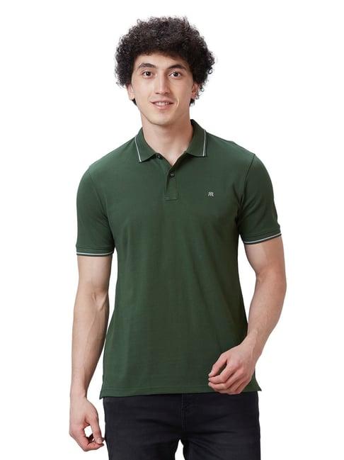 raymond green cotton contemporary fit polo t-shirt