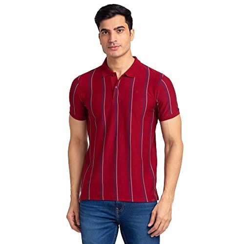 raymond men's modern fit t-shirt (rckd01093-m7_dark maroon m)