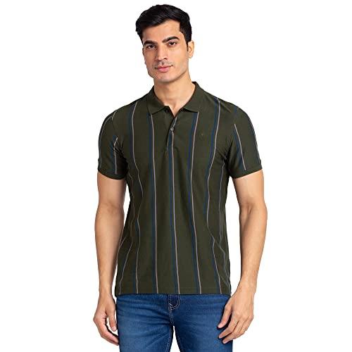 raymond men's modern fit t-shirt (rckd01093-n7_dark green s)