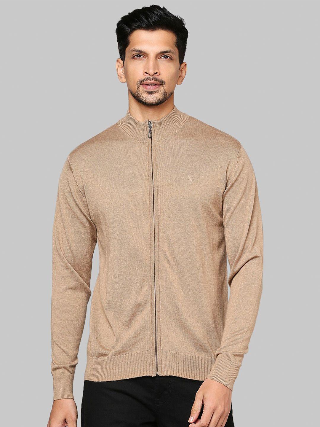 raymond men beige cardigan