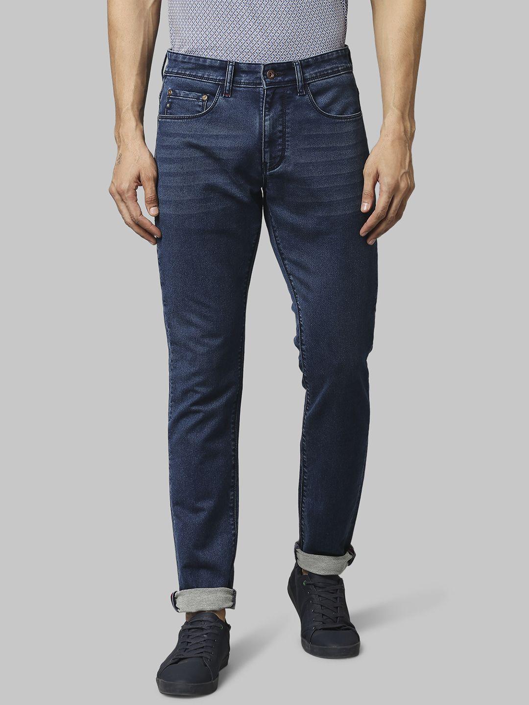 raymond men blue slim fit jeans