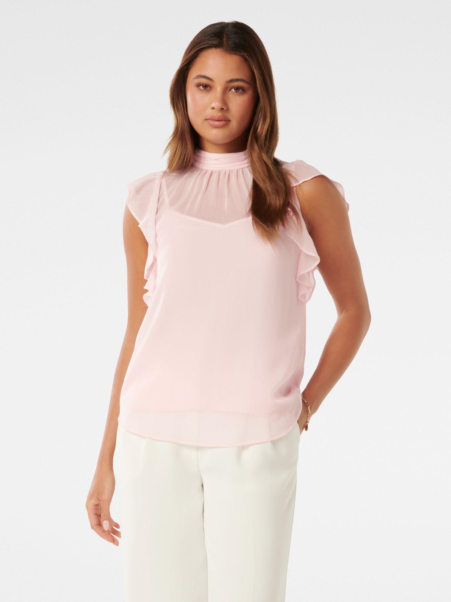 rayne ruffle high neck top