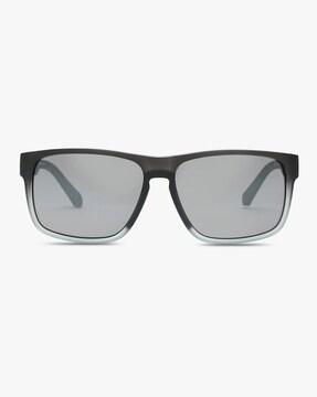 rbk af10 gry apc mirrored rectangular sunglasses