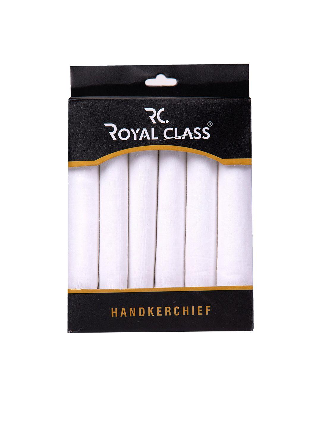 rc. royal class men pack of 6 pure cotton handkerchief