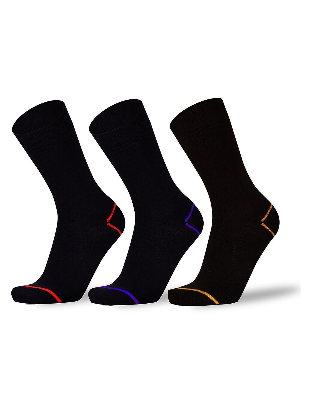 rc. royal class men pack of 3 patterned cotton ankle length socks