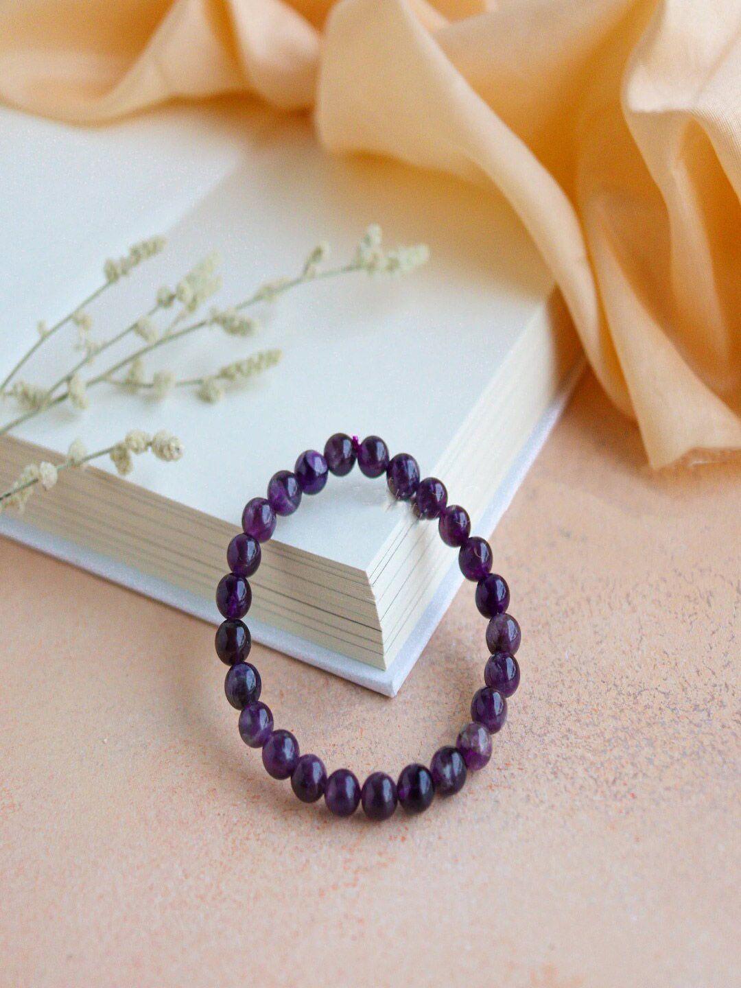 rdk amethyst elasticated bracelet