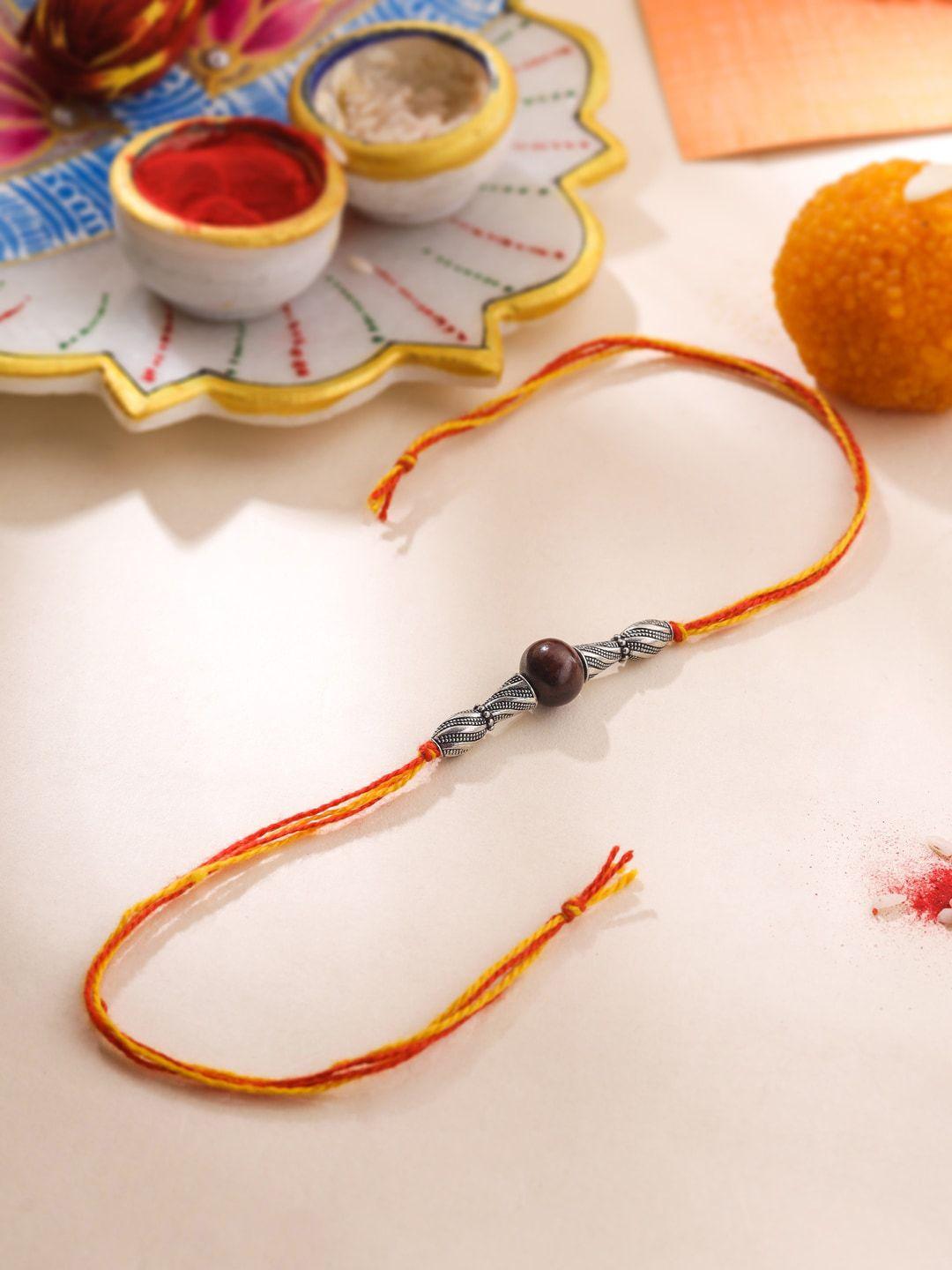 rdk unisex beaded thread rakhi