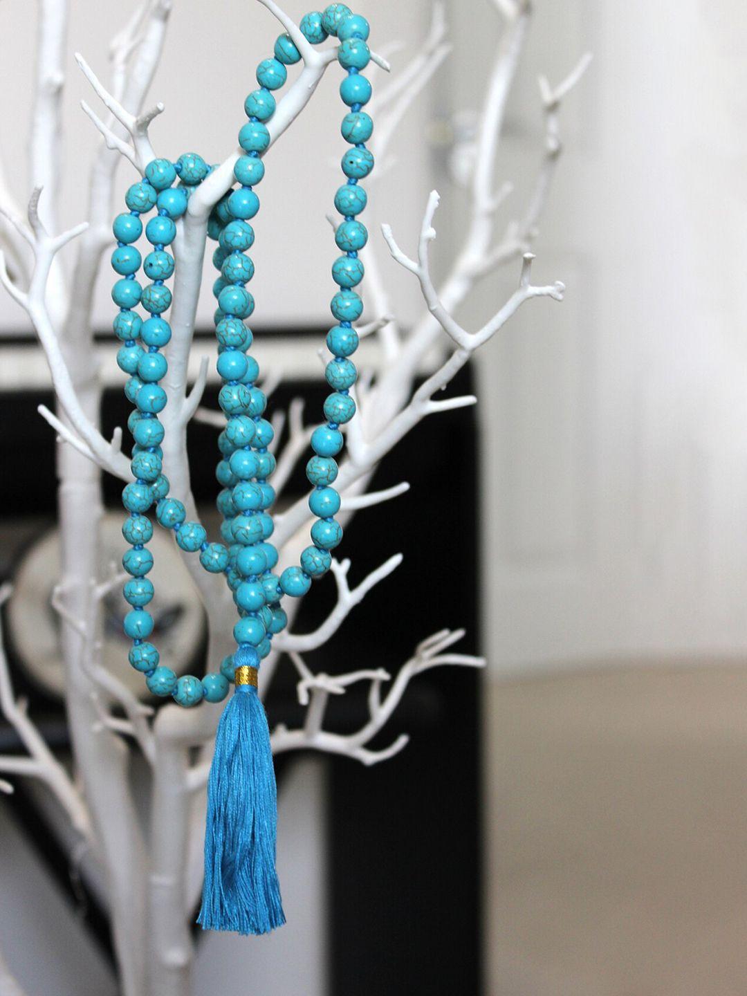 rdk unisex turquoise blue handcrafted necklace