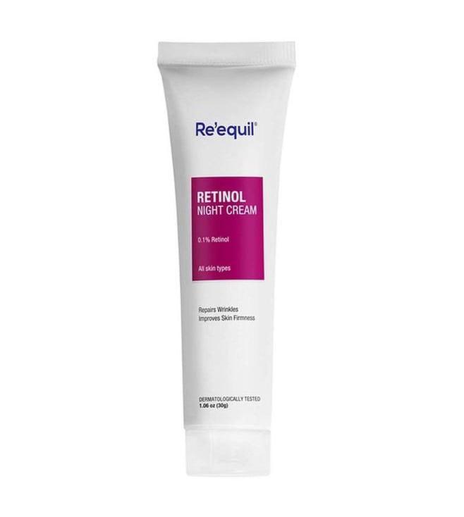 re'equil 0.1% retinol night cream for wrinkles & skin tightening - 30 gm