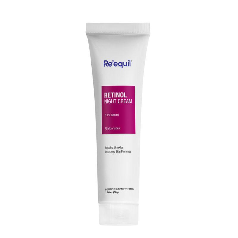 re'equil 0.1% retinol night cream for wrinkles & skin tightening