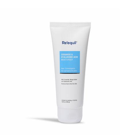 re'equil ceramide & hyaluronic acid moisturiser for normal to dry skin