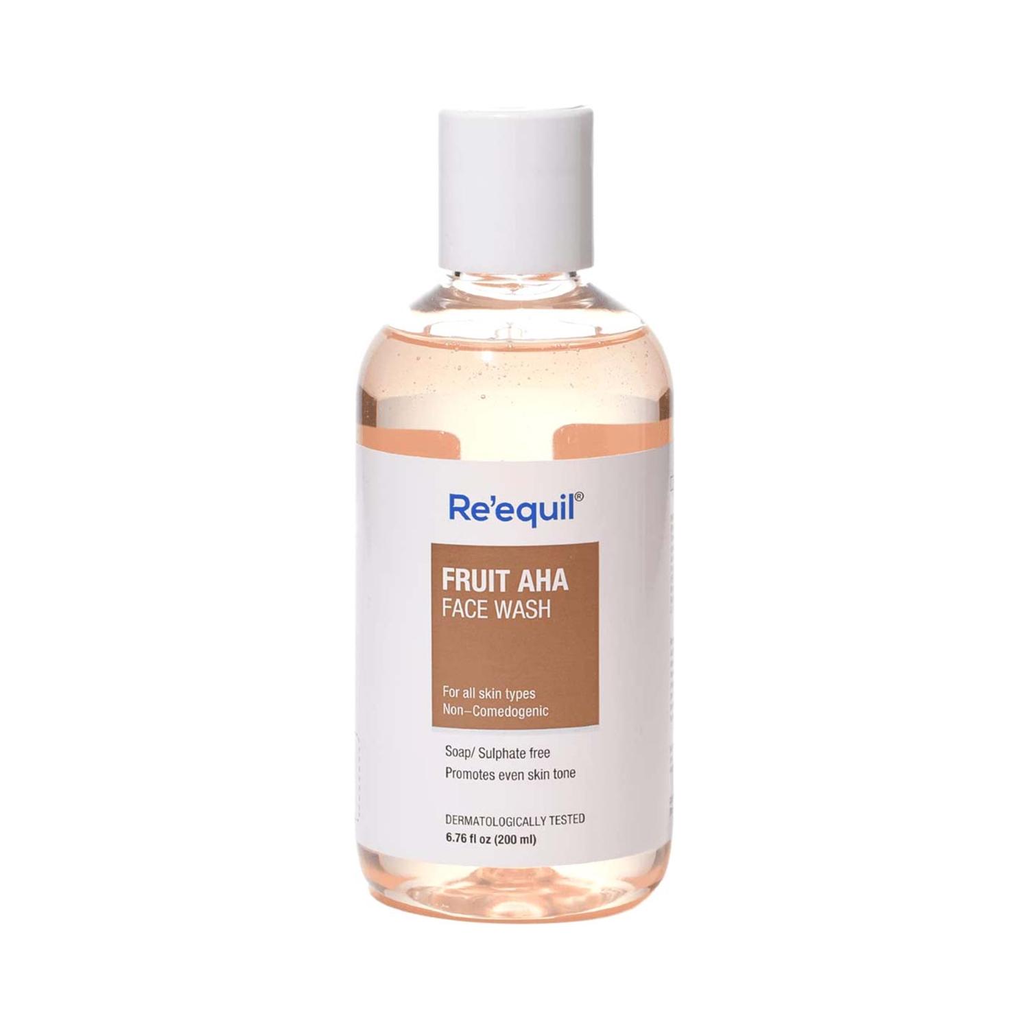 re'equil fruit aha face wash (200ml)