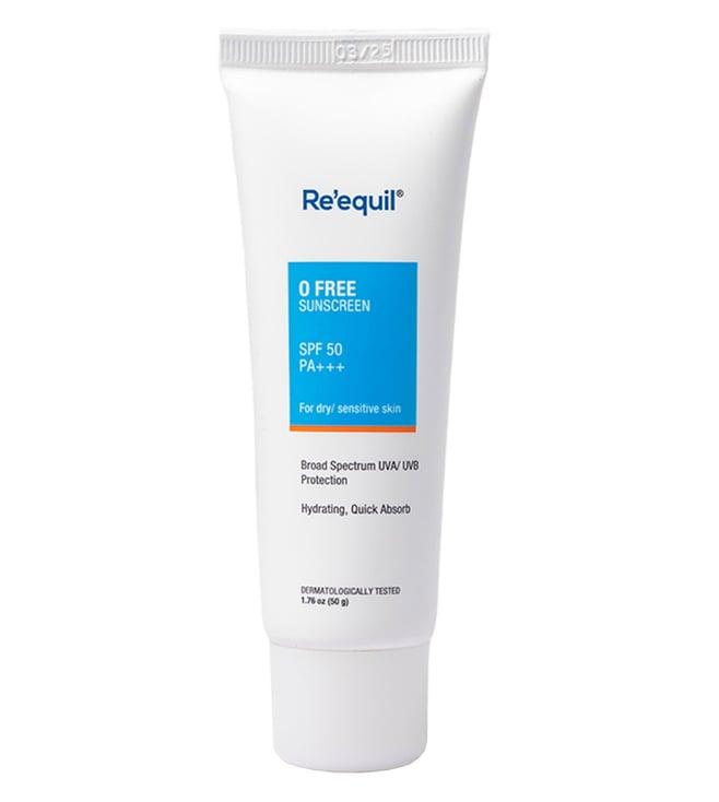 re'equil o free sunscreen spf 50 pa+++ - 50 gm
