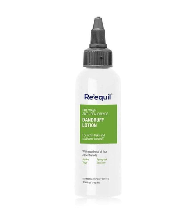 re'equil pre wash anti-recurrence dandruff lotion - 100 ml
