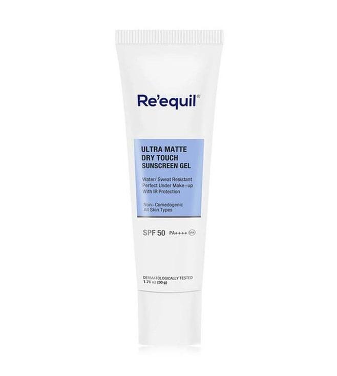 re'equil ultra matte dry touch sunscreen gel spf 50 pa++++ - 50 gm
