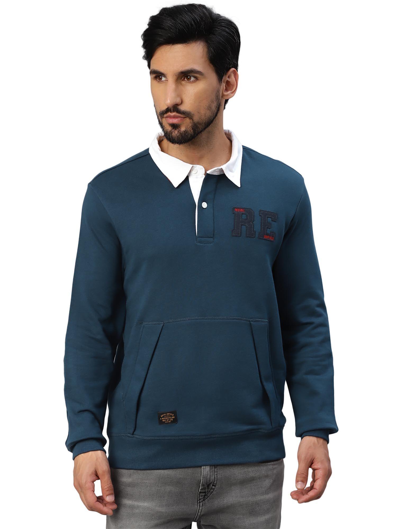 re polo sweatshirt blue