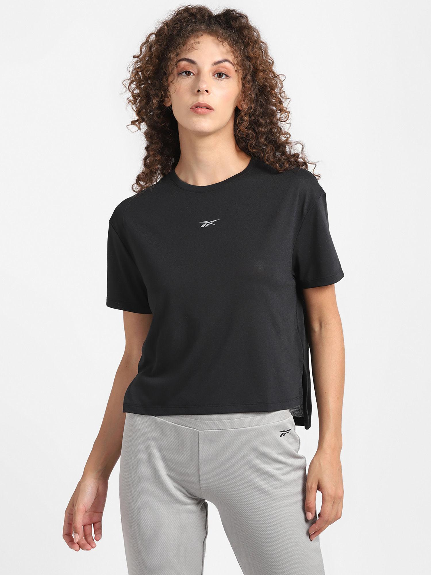 re ss graphic tee black running t-shirt