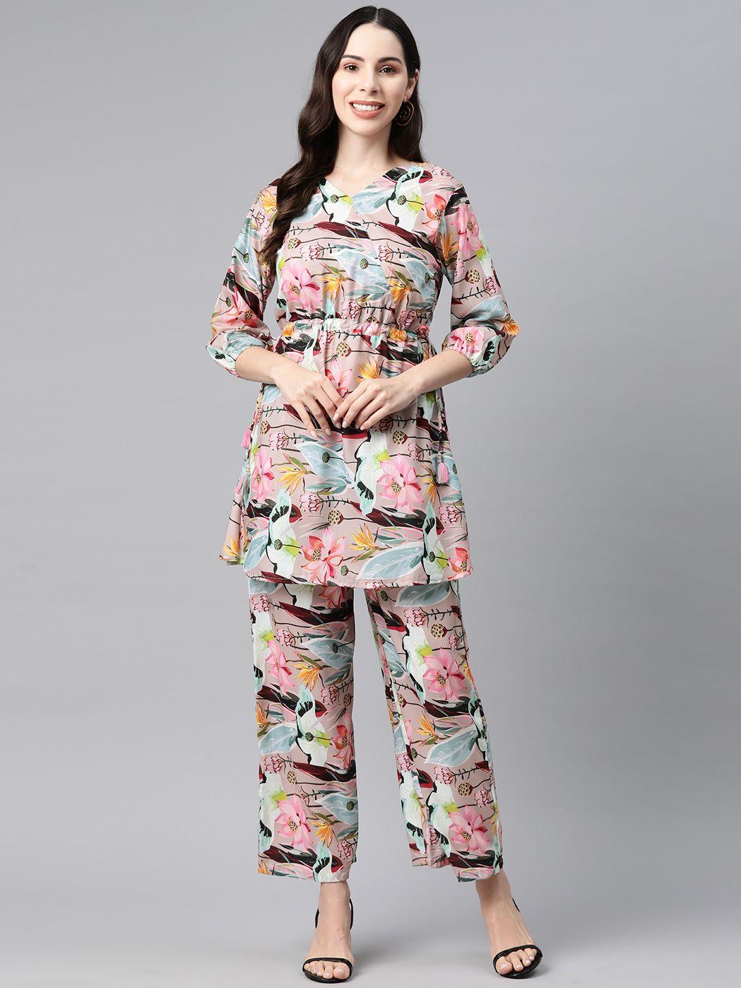 readiprint fashions floral printed co-ords