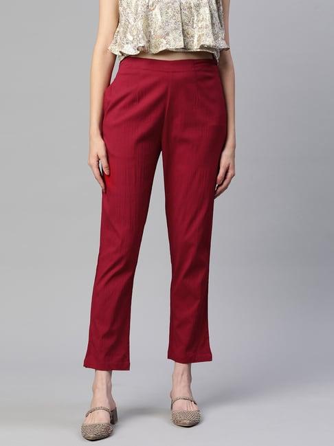 readiprint fashions maroon cotton pants