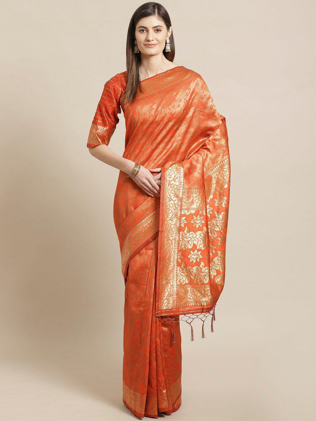 readiprint fashions woven design zari kanjeevaram saree