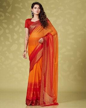 ready to wear chiffon saree