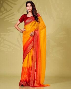 ready to wear chiffon saree