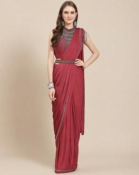 ready to wear pre-stitched georgette saree