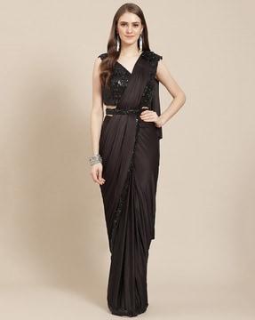 ready to wear pre-stitched georgette saree