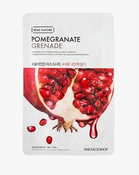 real nature pomegranate face mask