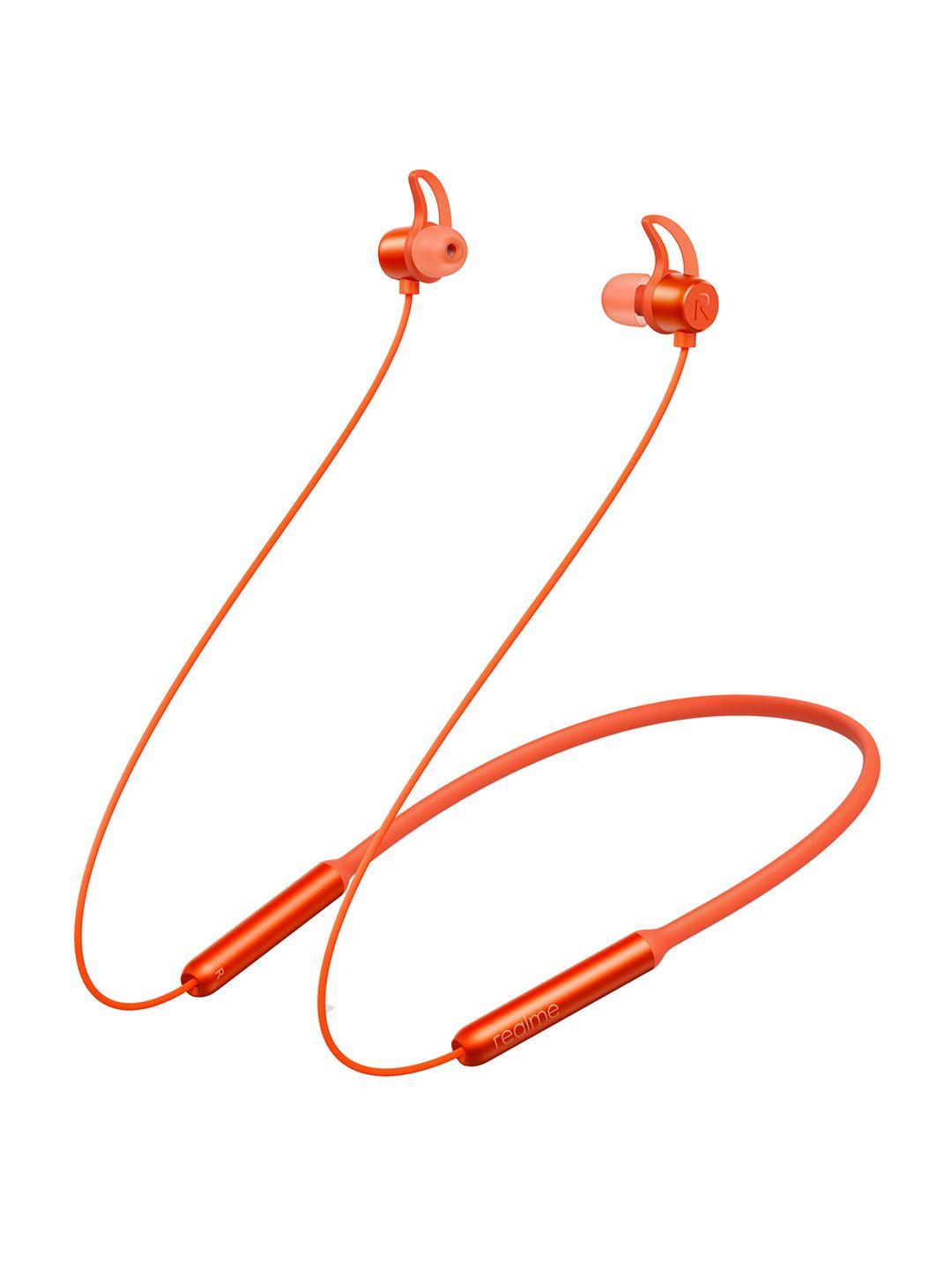 realme orange buds wireless bluetooth headset