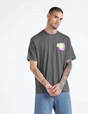 rear graphic oversized t-shirt