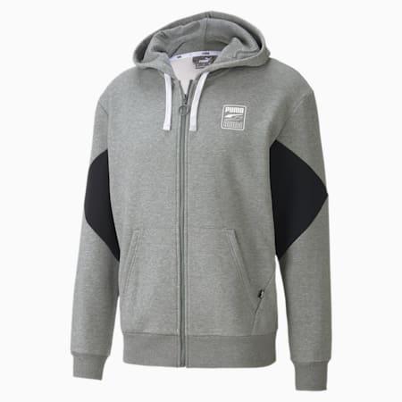 rebel full zip men's hoodie