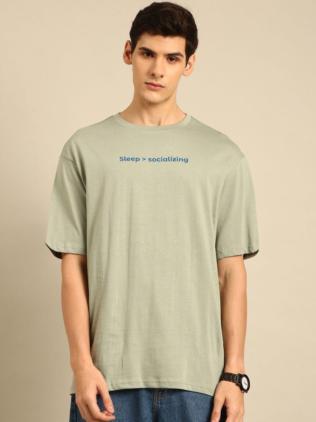 recast bio finish oversized t-shirt