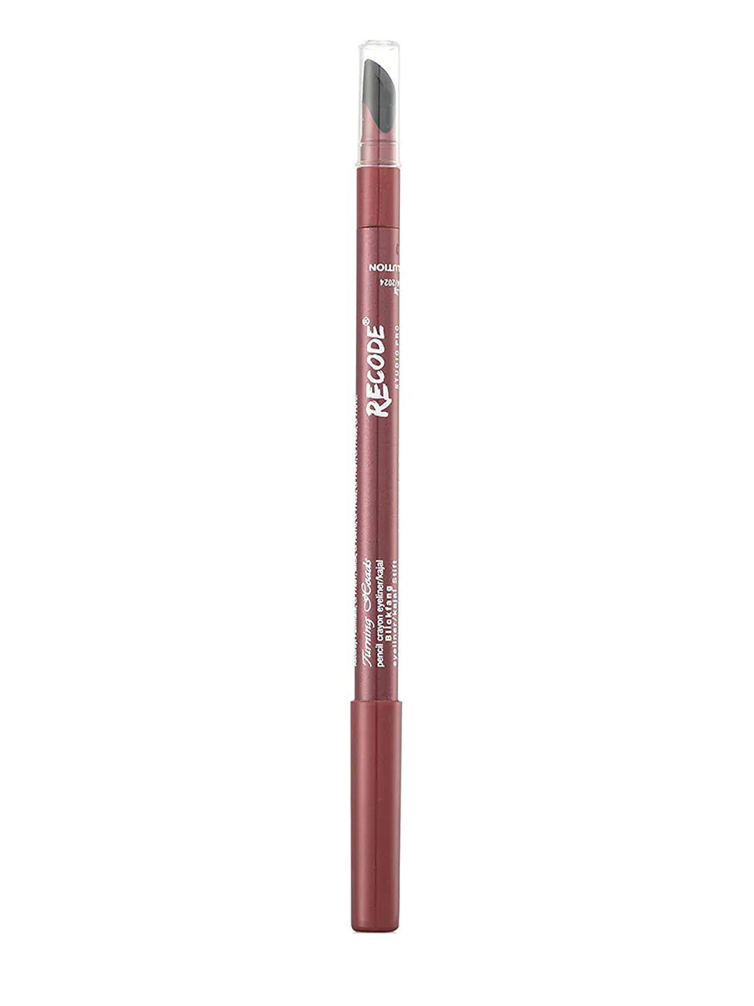 recode studio pro turning heads crayon gel eyeliner cum kajal pencil 1.20 g-pink revolution 04