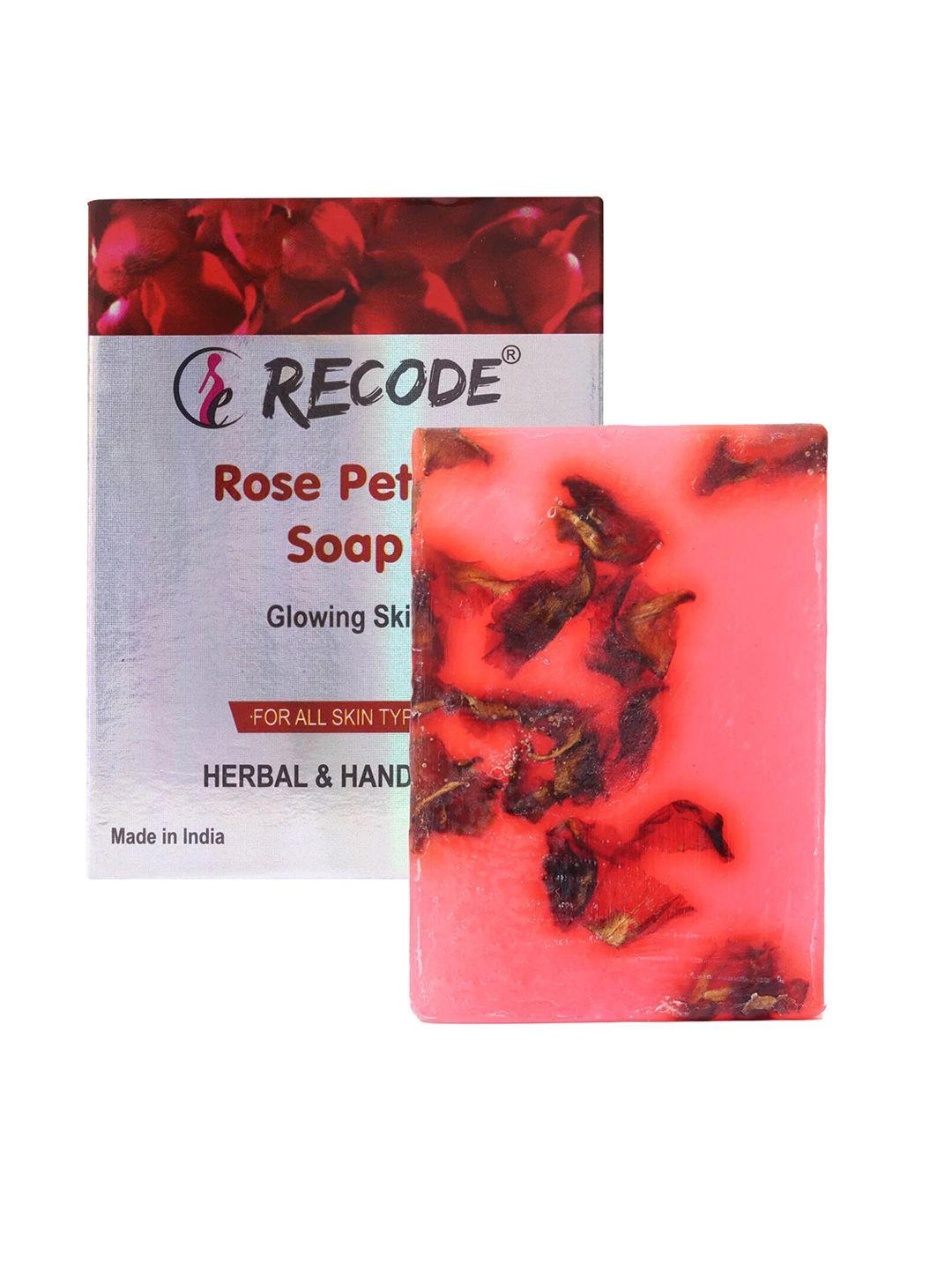 recode rose petals soap for glowing skin - 100 gm