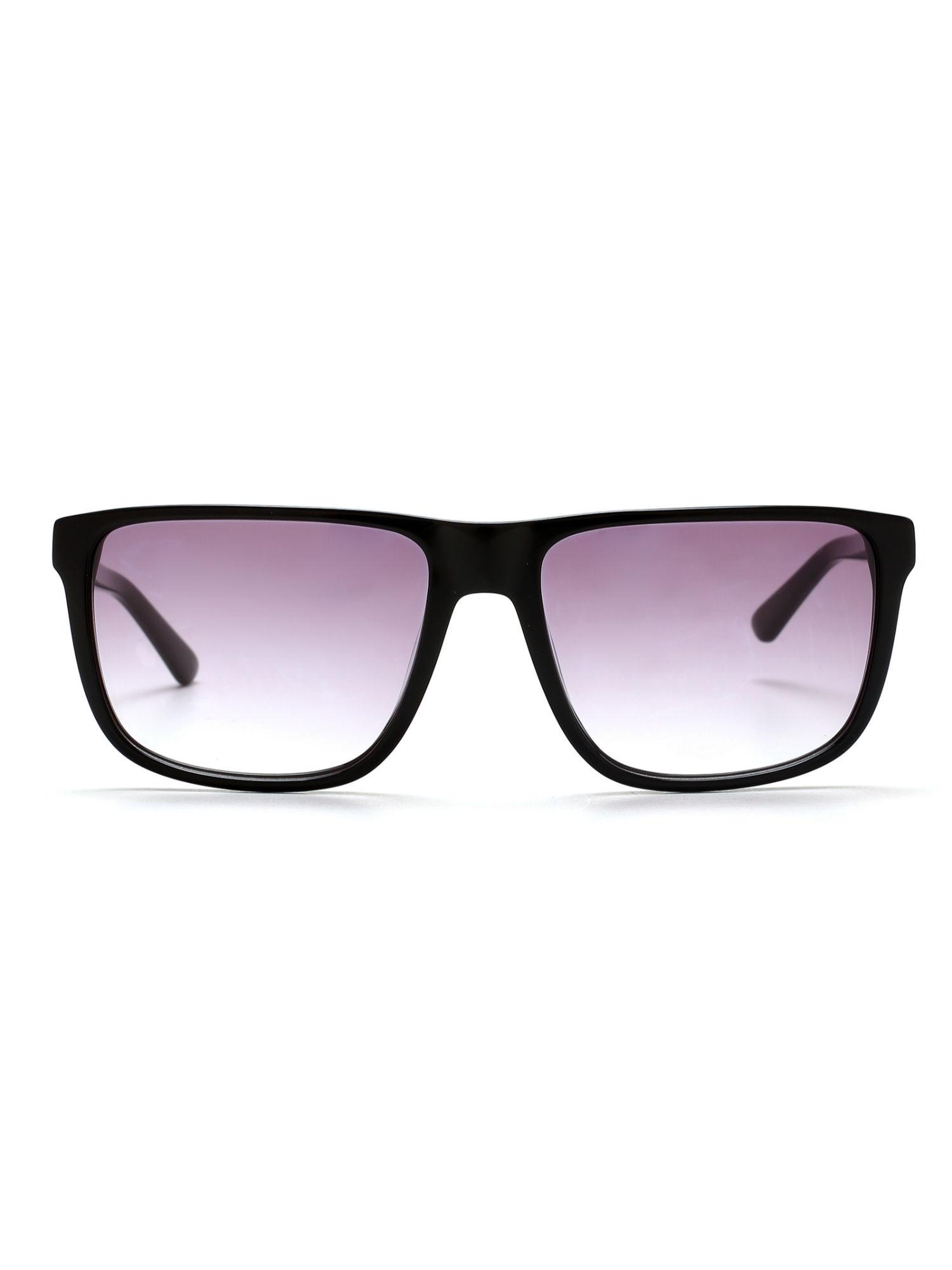 rectangle sunglasses with purple lens for men