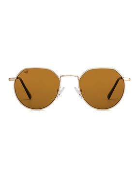 rectangular polycarbonate frame sunglasses