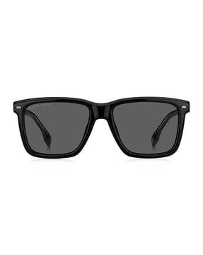 rectangular full-rim sunglasses