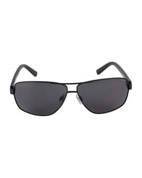 rectangular full-rim sunglasses