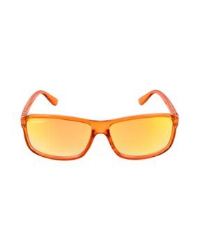 rectangular full-rim sunglasses