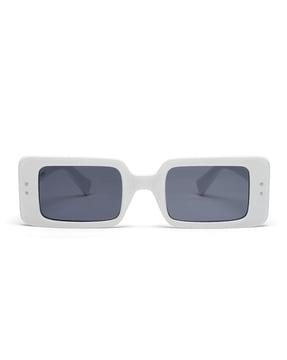 rectangular full-rim sunglasses