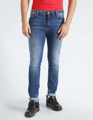 recycled cotton simon skinny fit jeans