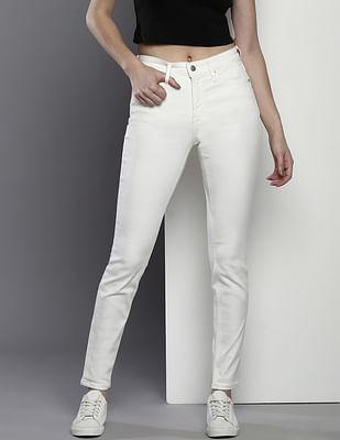 recycled cotton skinny fit jeans