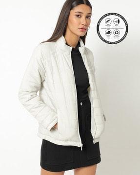 recycled high-neck puffer jacket