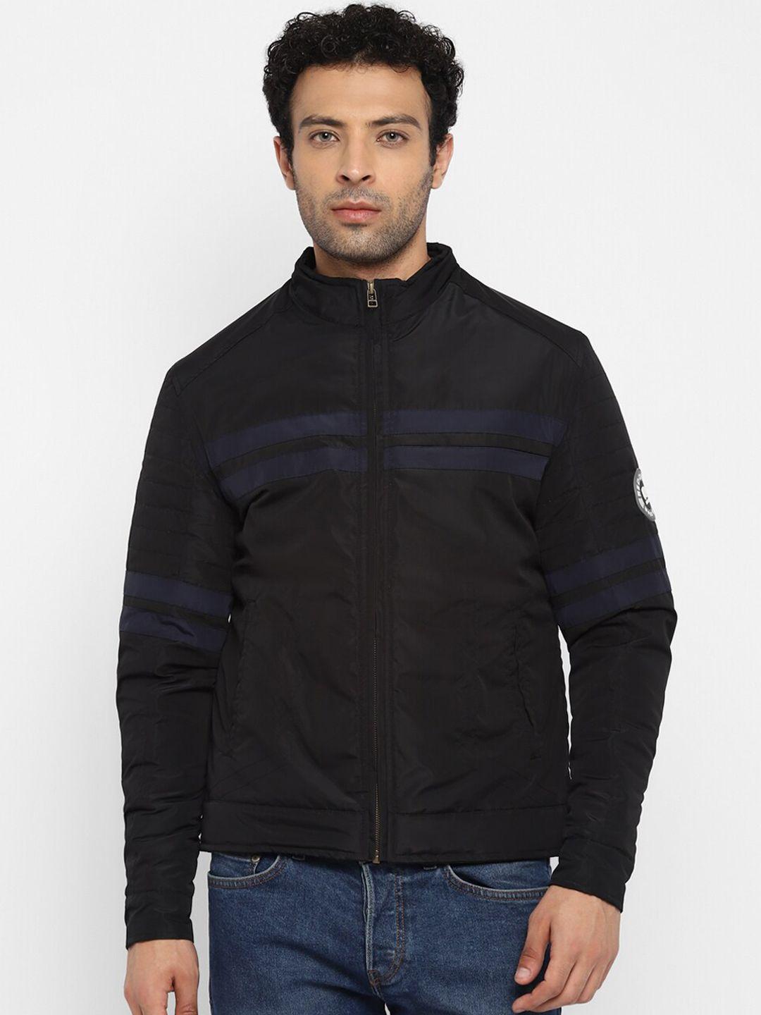 red chief men black striped padded jacket